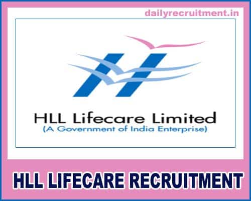HLL Lifecare Recruitment 2019