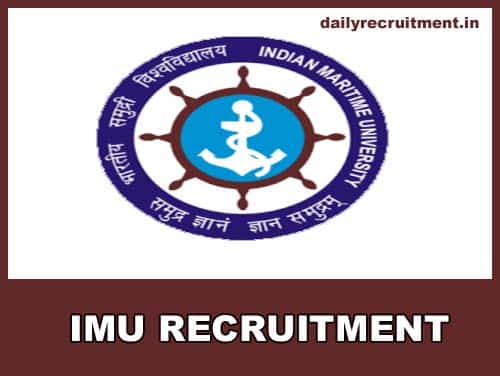 IMU Chennai Recruitment 2020
