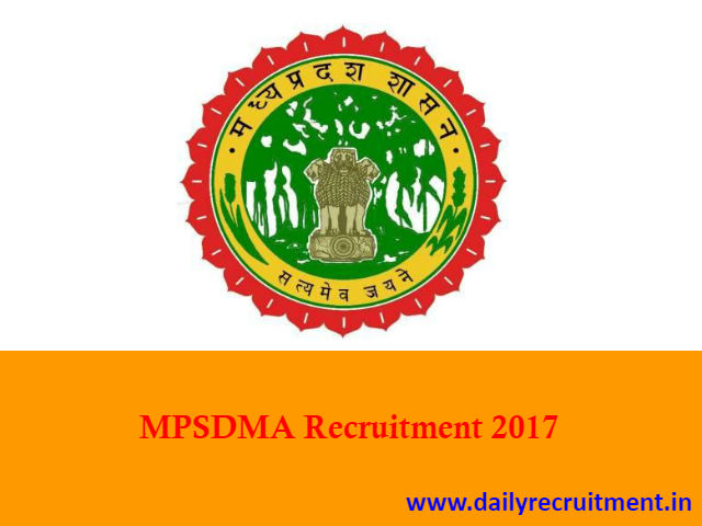 MPSDMA Recruitment 2017