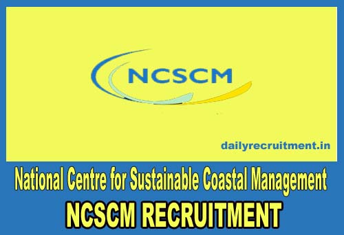 NCSCM Chennai Recruitment 2020