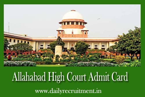 Allahabad High Court RO Admit Card 2020