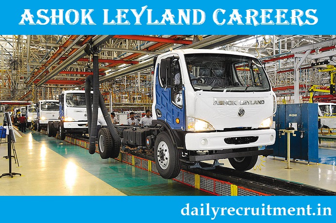 Ashok Leyland Recruitment 2019