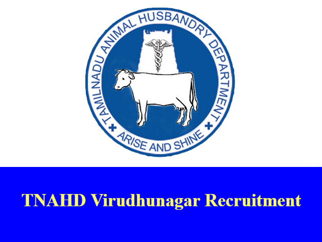 TNAHD Virudhunagar Recruitment 2020, Apply for OA & Driver Vacancies @ www. .in