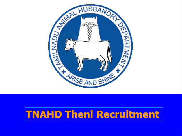 TNAHD Theni Recruitment