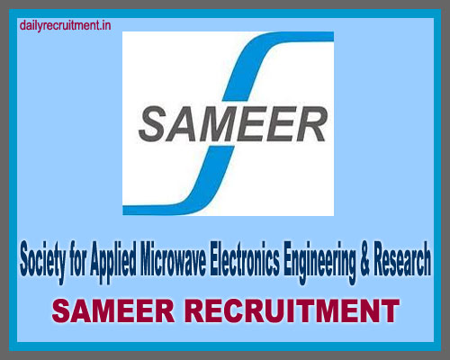 SAMEER Recruitment 2020