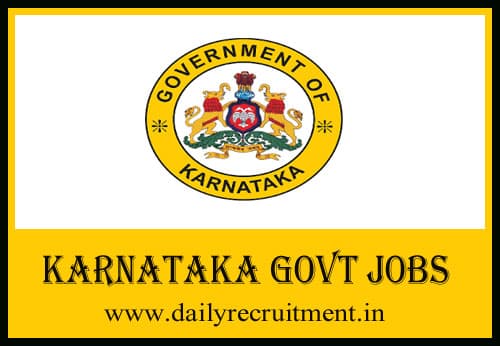 Karnataka Government Jobs 2019