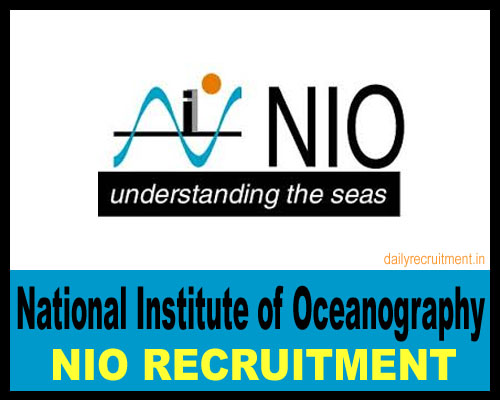 NIO Goa Recruitment 2020