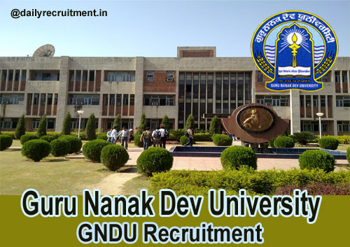 GNDU Recruitment 2021