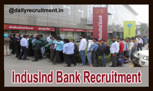 IndusInd Bank Recruitment 2018