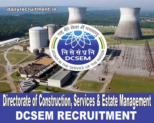 DCSEM Recruitment 2018