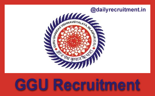 GGU Recruitment 2018