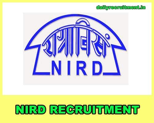 NIRD Recruitment