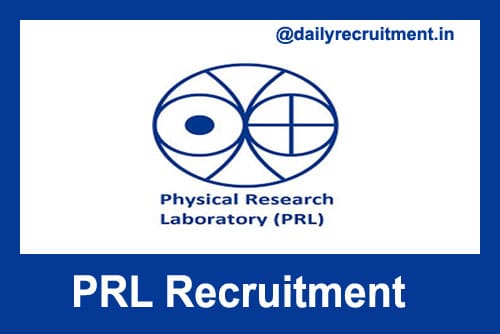 PRL Recruitment 2018