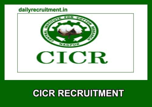 CICR Coimbatore Recruitment 2022