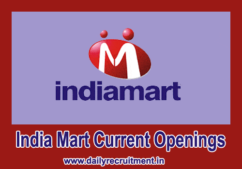 India Mart Current Openings 2021