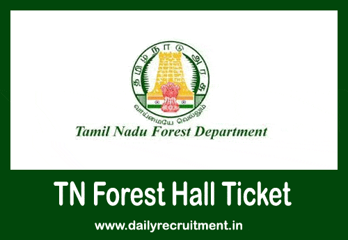 TN Forest Hall Ticket 2020