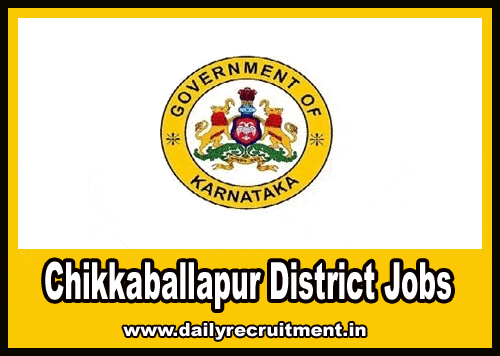 Chikkaballapur District Jobs 2019