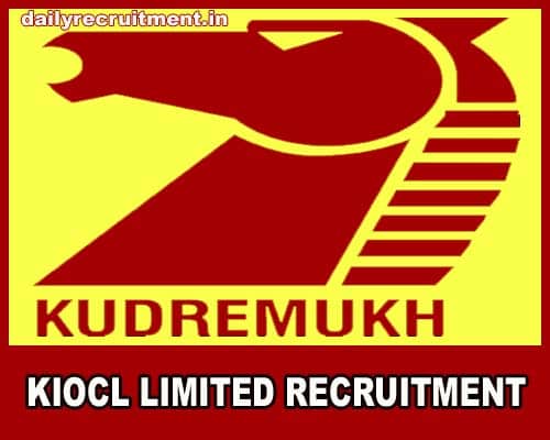 KIOCL Limited Recruitment