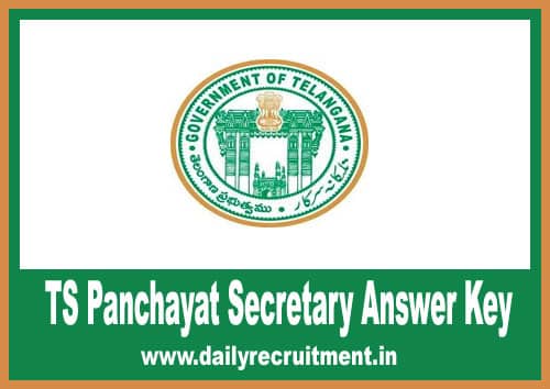 TS Panchayat Secretary Answer Key 2019