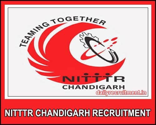 NITTTR Chandigarh Recruitment 2021