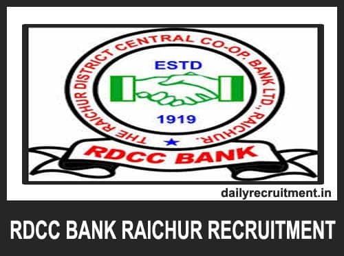 RDCC Bank Raichur Recruitment 2019