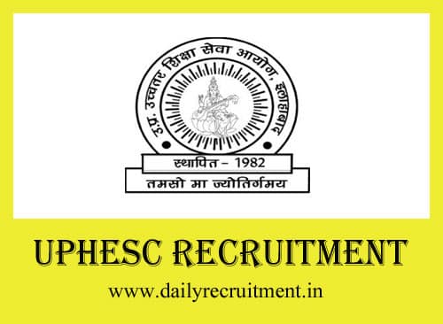 UPHESC Advt 51 Recruitment 2022