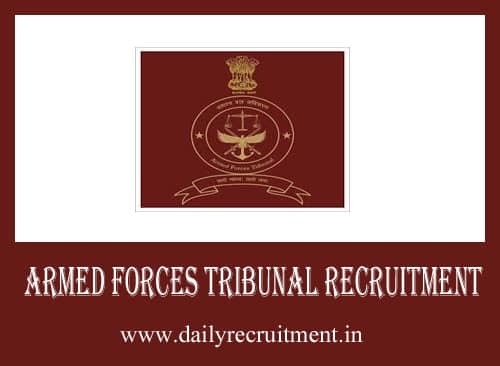 Armed Forces Tribunal Recruitment 2020