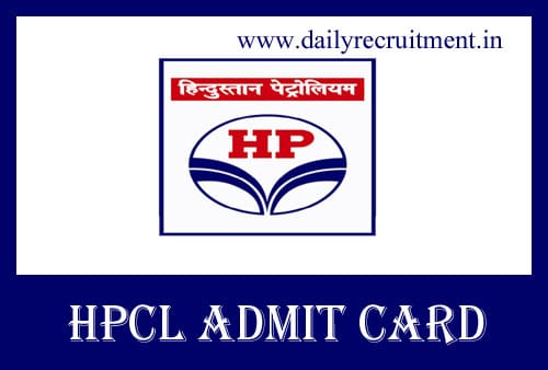 HPCL Technician Admit Card