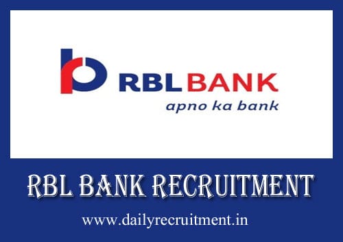 RBL Bank Recruitment 2019