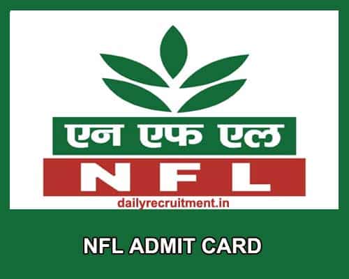 NFL Accounts Assistant Admit Card 2021