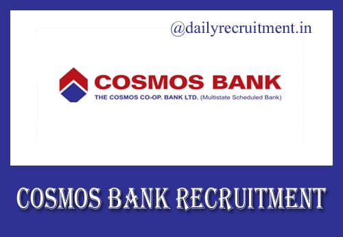Cosmos Cooperative Bank Recruitment 2023