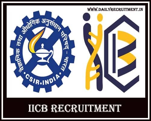 IICB Recruitment 2021