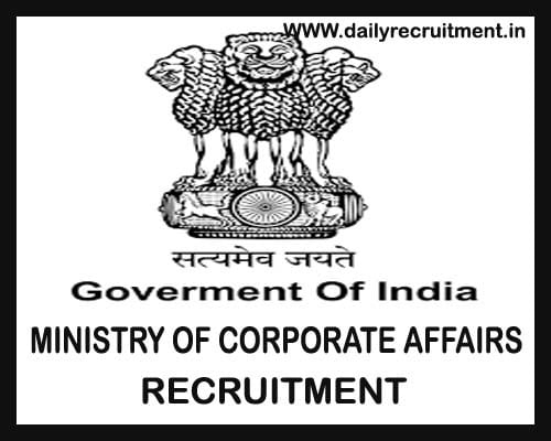 Ministry of Corporate Affairs Recruitment 2020