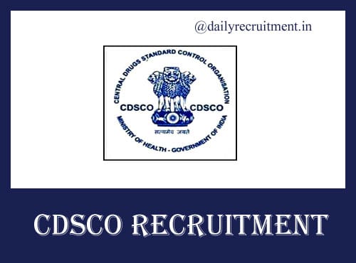 CDSCO Recruitment 2020