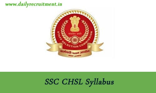 SSC CHSL Syllabus 2019
