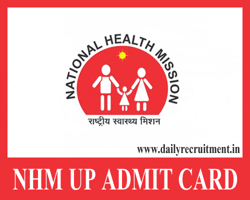 UP NHM Staff Nurse Admit Card 2021