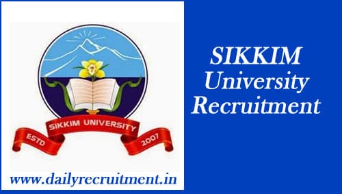 Sikkim University Recruitment 2020