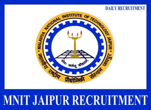 MNIT Jaipur Recruitment 2021
