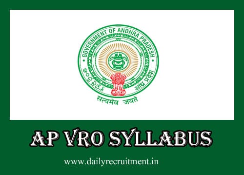 AP Village Revenue Officer Syllabus 2019