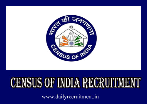 Census of India Recruitment 2020