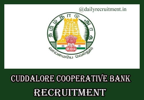 Cuddalore District Cooperative Bank Recruitment 2019