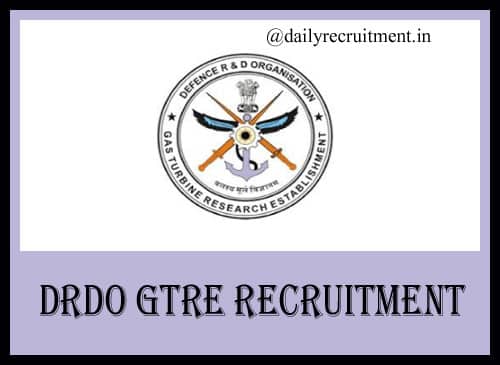 DRDO GTRE Recruitment 20202019