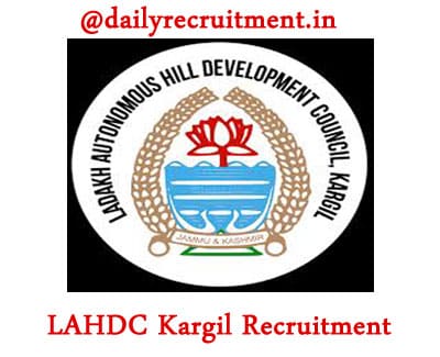 LADHC Kargil Recruitment 2019