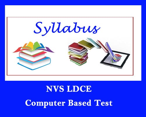 NVS Exam Syllabus 2019