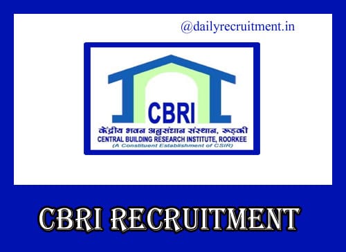 CBRI Recruitment 2020