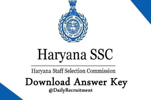 Haryana Police Male Constable Answer Key 2021