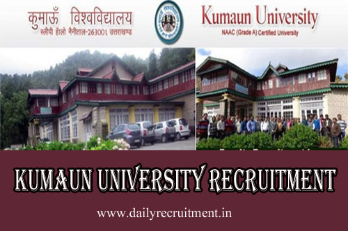 Kumaun University Recruitment 2019