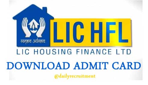 LICHFL Admit Card 2019
