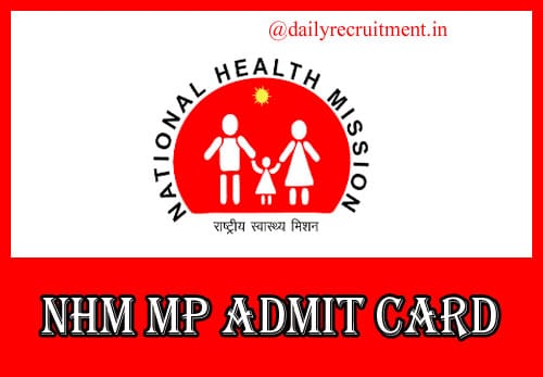NHM MP Admit Card 2019