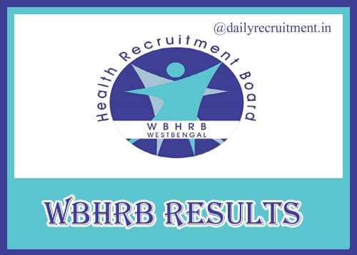 WBHRB Result 2022